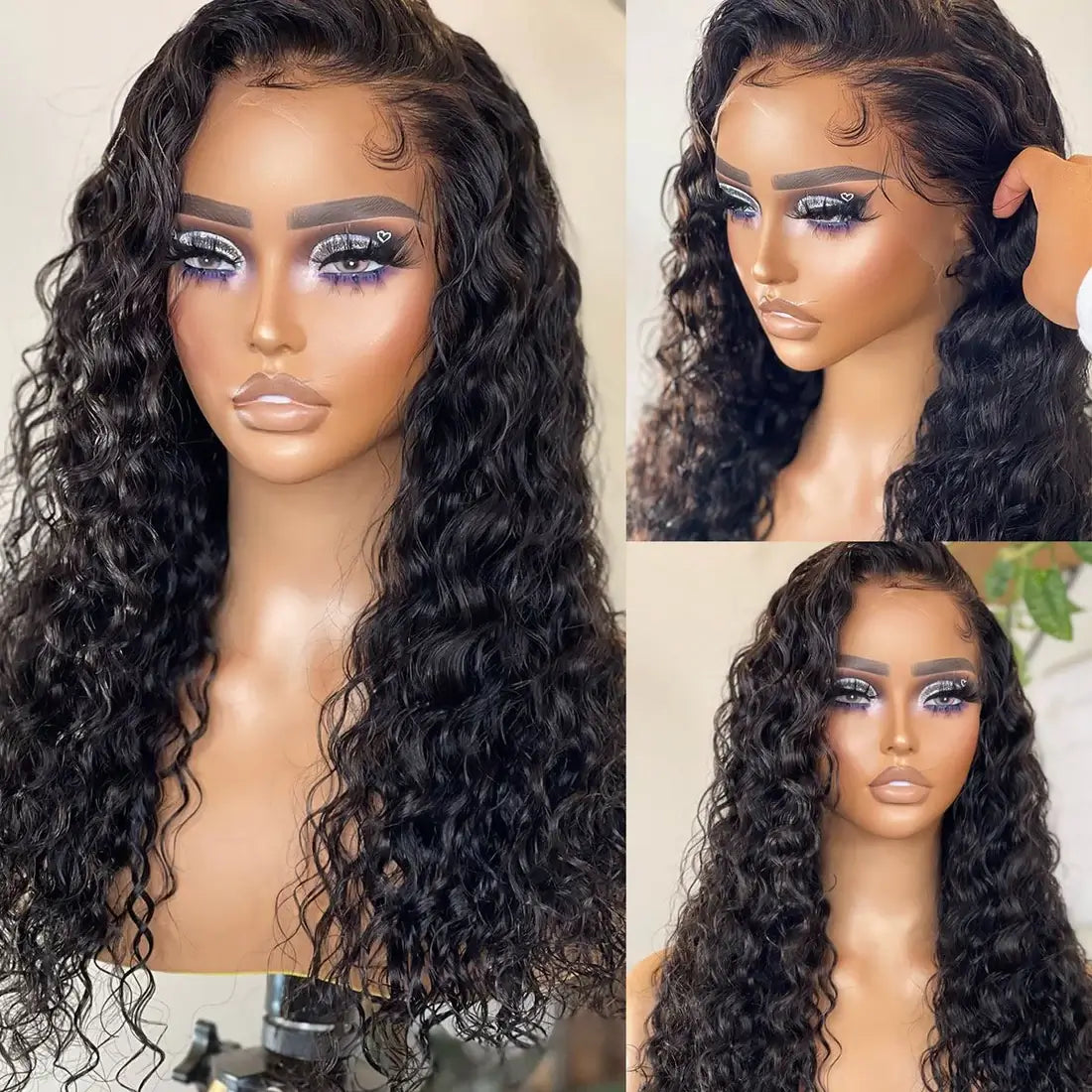 Spring Collection | 13×4 HD Lace Frontal Wigs Water Wave Human Hair Wi ...